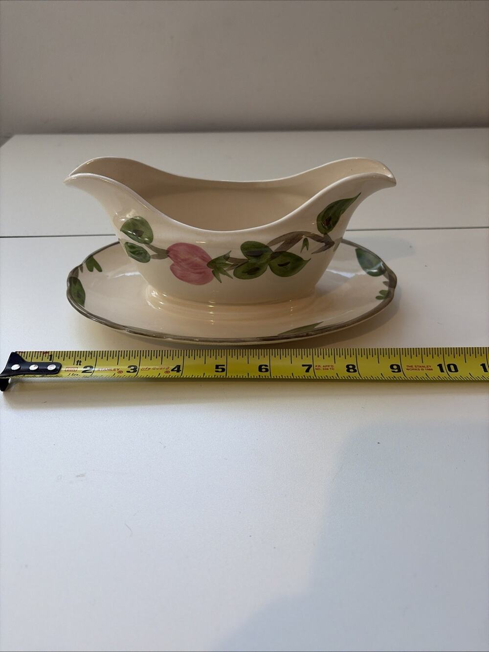 1960s Franciscan Desert Rose Gravy Boat made In England Vintage